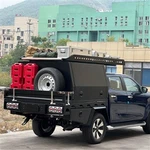 1800mm Λευκή Πούδρα 3 Πόρτες Αλουμίνιο κουβούκλιο UTE